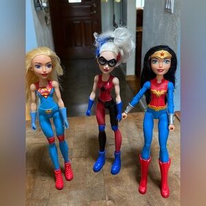 DC Comics Superhero Action Figures Super Wonder Women, Super Women BlacK Widow